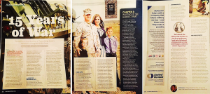 Military Spouse Magazine Spread 15 years of war author writer Kristine Schellhaas Schellhaas family Kristine Speaks Kristine Schellhaas 15 years of war copyright photo author usmc life founder marine corps kristine-schellhaas