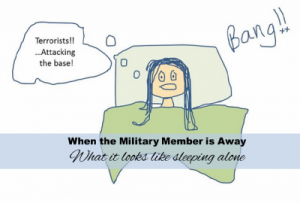 Military Member Gone: What it’s Like Sleeping Alone